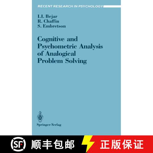 【3-4周达】Cognitive and Psychometric Analysis of Analogical Problem Solving [9780387973210]
