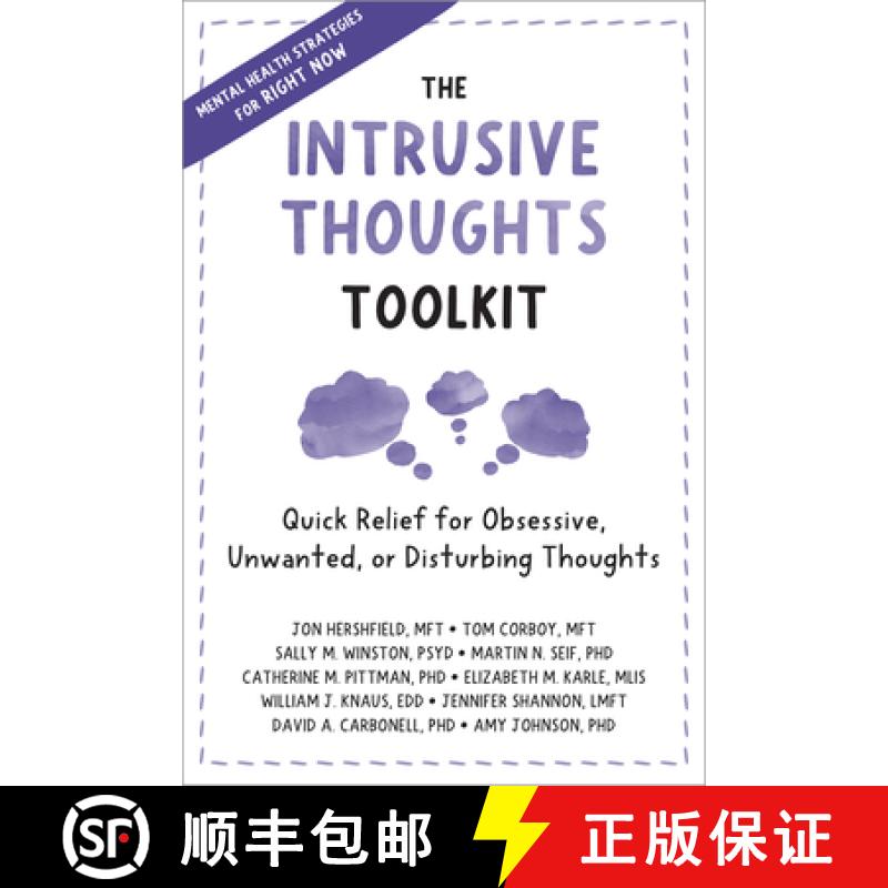 【3-4周达】The Intrusive Thoughts Toolkit: Quick Relief for Obsessive, Unwanted, or Disturbing Thoughts [9781648481390]
