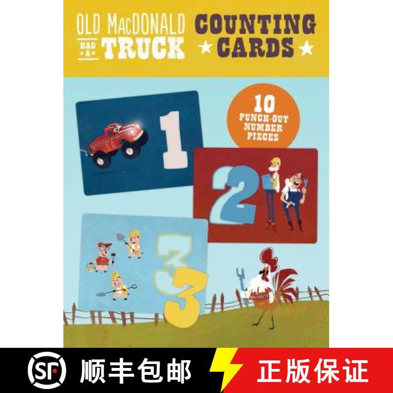 【3-4周达】Old MacDonald Had a Truck Counting Cards [9781452160610]