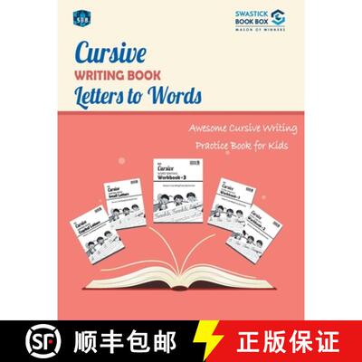 【3-4周达】SBB Cursive Writing Book Letters to Words [9789389288971]