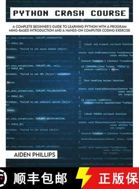 【3-4周达】Python Crash Course: The Perfect Beginner's Guide to Learning Programming with Python on a... [9781803064116]