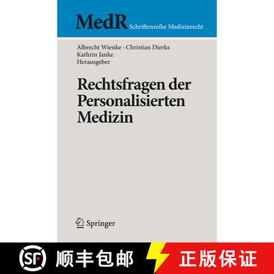 【3-4周达】Rechtsfragen der Personalisierten Medizin [9783642450105]