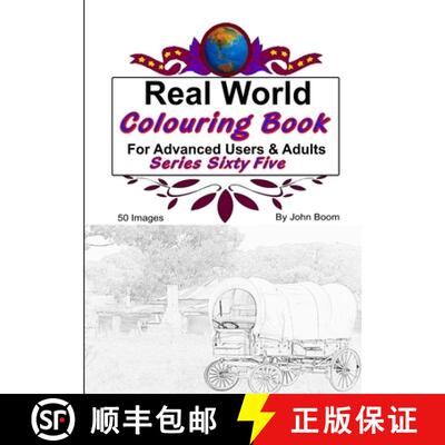 【3-4周达】Real World Colouring Books Series 65 [9780359865352]
