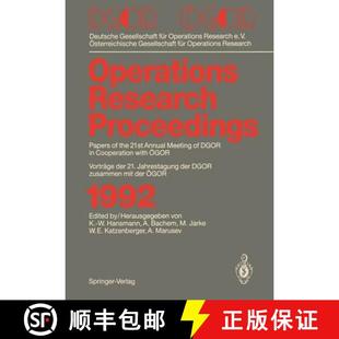 Cooperation 4周达 Papers OGOR the with Meeting DGOR Annual 21th 9783540566427 Vortrage...