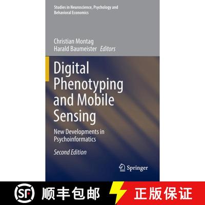 【3-4周达】Digital Phenotyping and Mobile Sensing : New Developments in Psychoinformatics (Second Edi... [9783030985455]