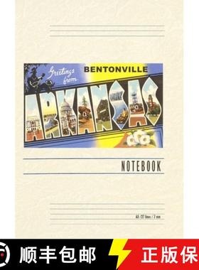 【3-4周达】Vintage Lined Notebook Greetings from Bentonville [9798385401222]