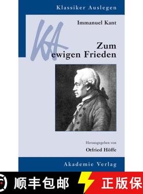【3-4周达】Immanuel Kant: Zum Ewigen Frieden [9783050051031]