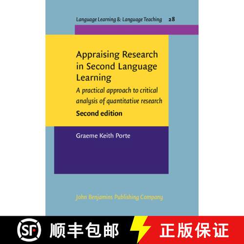 【3-4周达】精装 Appraising Research in Second Language Learning [9789027219916]