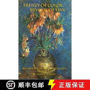 Poems Vincent Reverie 9780692804087 and Art Frenzy Color Line Gogh Van Life 4周达