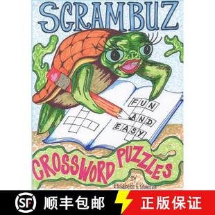 Crossword 9781946878045 SCRAMBUZ Fun and 4周达 NO. Puzzles Easy