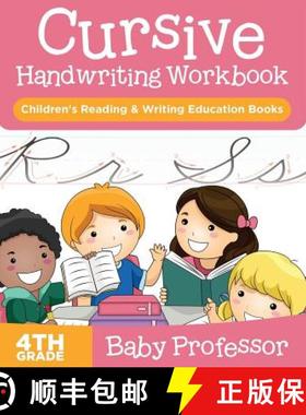 【3-4周达】Cursive Handwriting Workbook 4th Grade : Children's Reading & Writing Education Books [9781683263906]