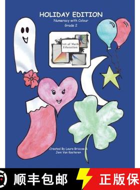 【3-4周达】Numeracy with Colour: Art of Math Education (Grade 2 Holiday Edition) [9781999527679]