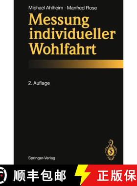 【3-4周达】Messung individueller Wohlfahrt (2. Auflage 1992) [9783540560333]