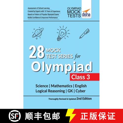 【3-4周达】28 Mock Test Series for Olympiads Class 3 Science, Mathematics, English, Logical Reasoning... [9789388240536]