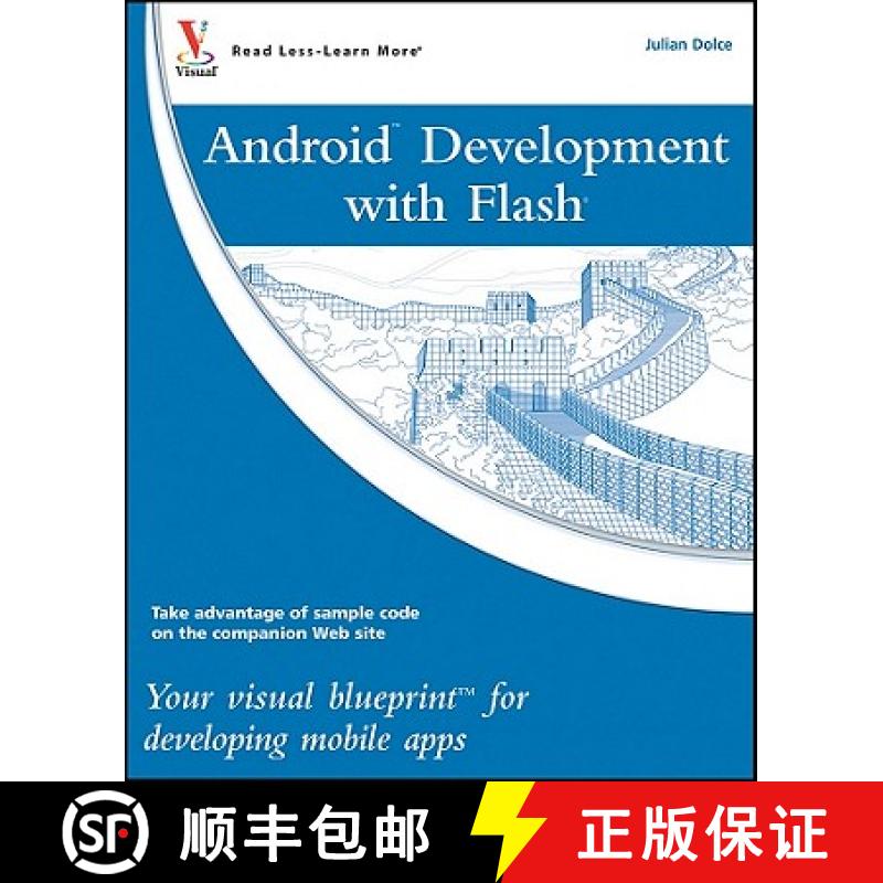 【3-4周达】Android Development With Flash: Your Visual Blueprint For Developing Mobile Apps [Wiley计... [9780470904329]