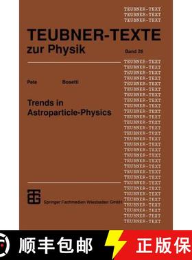 【3-4周达】Trends in Astroparticle-Physics [9783663014676]