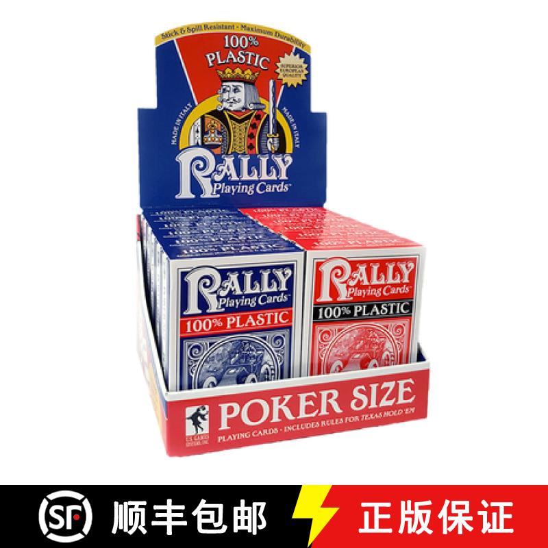 预订 Rally Playing Cards 100% Plastic [9781572815124]
