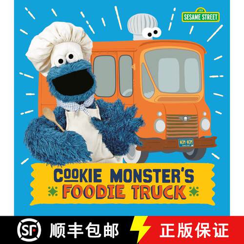 【3-4周达】Cookie Monster's Foodie Truck (Sesame Street) [9781984895875]