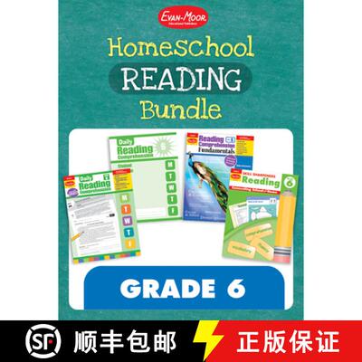 【3-4周达】Homeschool Reading Bundle, Grade 6 [9781645141068]