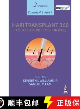 【3-4周达】Hair Transplant 360: Follicular Unit Excision (FUE) : Volume 4: Two Part Set [9789354652011]