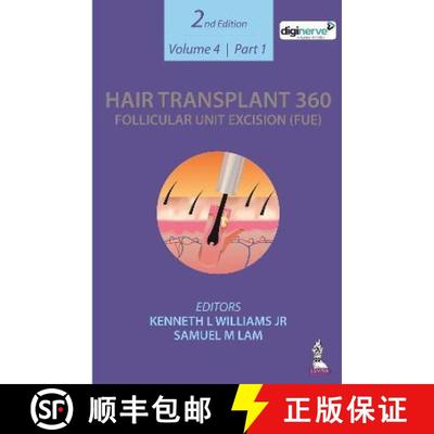 【3-4周达】Hair Transplant 360: Follicular Unit Excision (FUE) : Volume 4: Two Part Set [9789354652011]