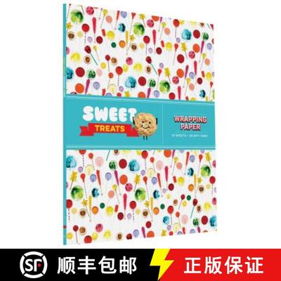 【3-4周达】Sweet Treats Wrapping Paper: 12 Sheets + 20 Gift Tags! [9781452145211]