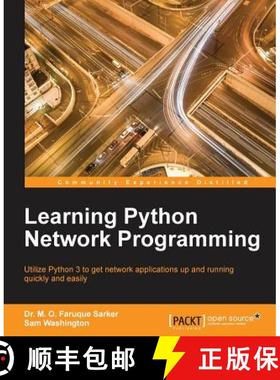 预订 Learning Python Network Programming: Utilize Python 3 to get network applications up and running... [9781784396008]