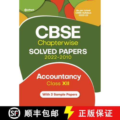 【3-4周达】CBSE Chapterwise Solved Papers 2022-2010 ACCOUNTANCY Class 12th [9789326198615]