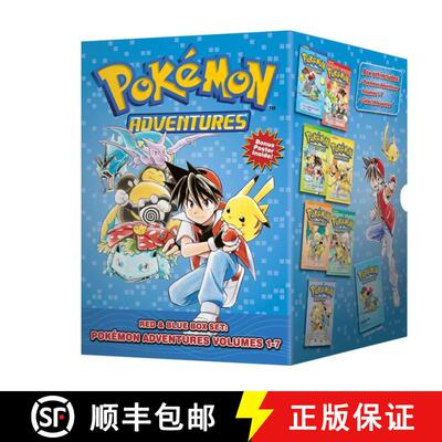 【3-4周达】Pokemon Adventures Red & Blue Box Set (Set Includes Vols. 1-7): Set includes Vol. 1-7 [9781421550060]