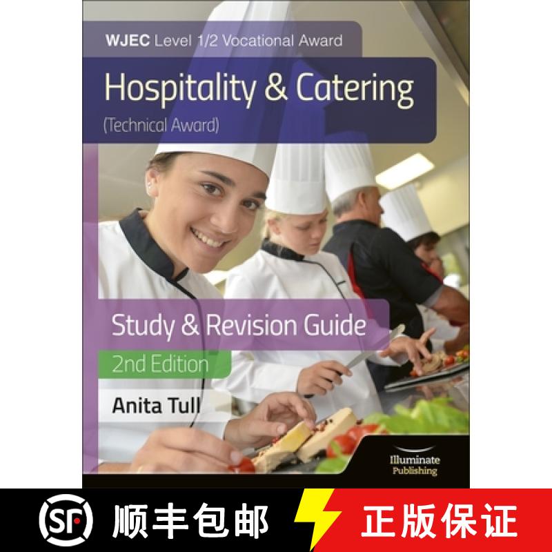 【3-4周达】WJEC Level 1/2 Vocational Award Hospitality and Catering (Technical Award) Study & Revisio... [9781913963323]