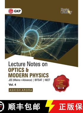 【3-4周达】Physics Galaxy Vol. IV Lecture Notes on Optics & Modern Physics (JEE Mains & Advance, BITS... [9789390187454]