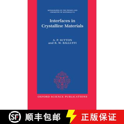 【3-4周达】Interfaces in Crystalline Materials [9780198500612]