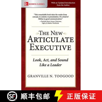 【3-4周达】The New Articulate Executive: Look, ACT and Sound Like a Leader [9781260026658]
