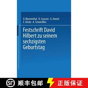 David Seinem Festschrift Januar 9783642525513 23. Hilbert 4周达 Geburtstag Sechzigsten 1922