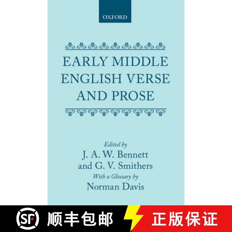【2-3周达】EARLY MID ENG VERSE & PROSE 2E C [9780198114932]