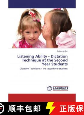 预订 Listening Ability - Dictation Technique at the Second Year Students [9786202516389]