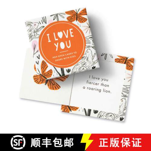 【3-4周达】ThoughtFulls for Kids: I Love You: Pop-Open Cards to Share with Kids [9781966077176]