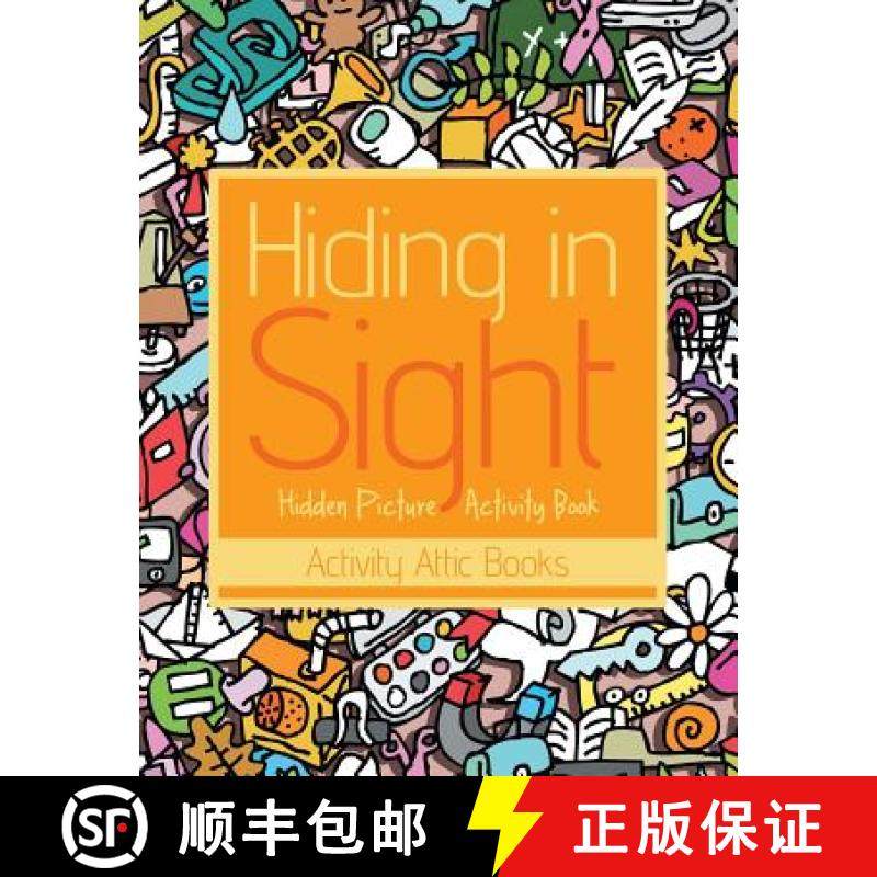【3-4周达】Hiding in Sight: Hidden Picture Activity Book [9781683235132]