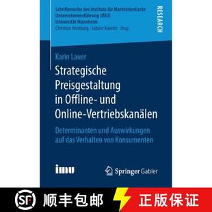 und Online ... Strategische Determinanten 4周达 9783658224936 Preisgestaltung Vertriebskanälen Offline