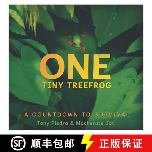 【3-4周达】精装 One Tiny Treefrog: A Countdown to Survival [9781536219487]