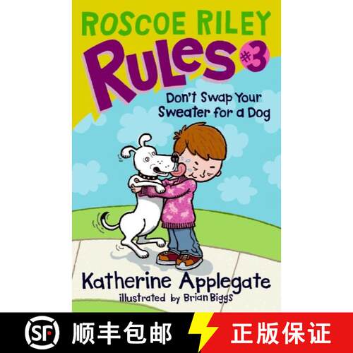 【3-4周达】精装 Roscoe Riley Rules #3: Don't Swap Your Sweater for a Dog [9780061148866]
