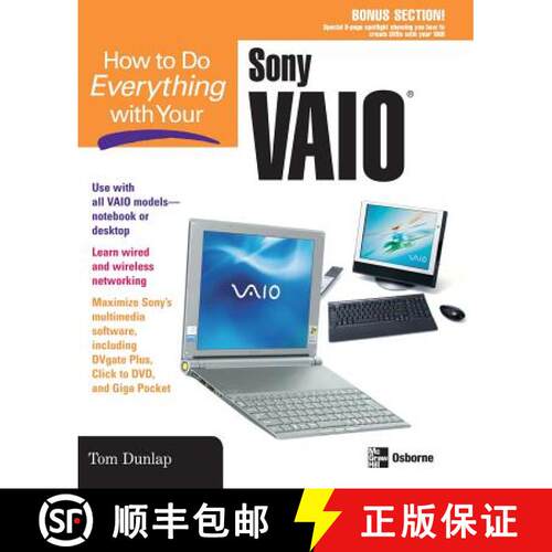 【3-4周达】How to Do Everything with Your Sony Vaio (R) [9780072231373]