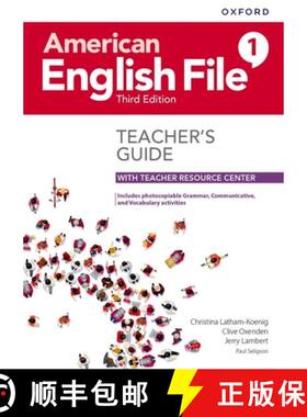 【3-4周达】American English File: Level 1: Teacher's Guide with Teacher Resource Center [9780194906180]