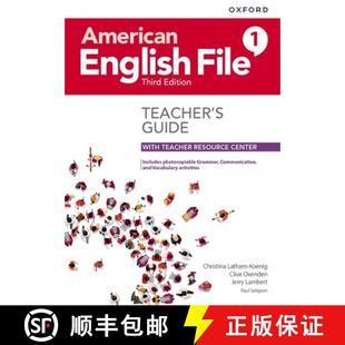 【3-4周达】American English File: Level 1: Teacher's Guide with Teacher Resource Center [9780194906180]