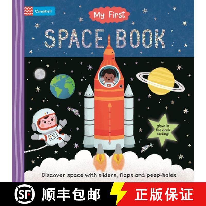 【3-4周达】My First Space Book: Discover Space with Sliders, Flaps and Peep Holes [9781035024360]