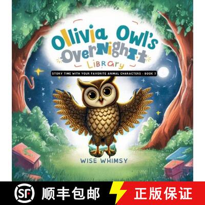 【3-4周达】Olivia Owl's Overnight Library [9798869256621]