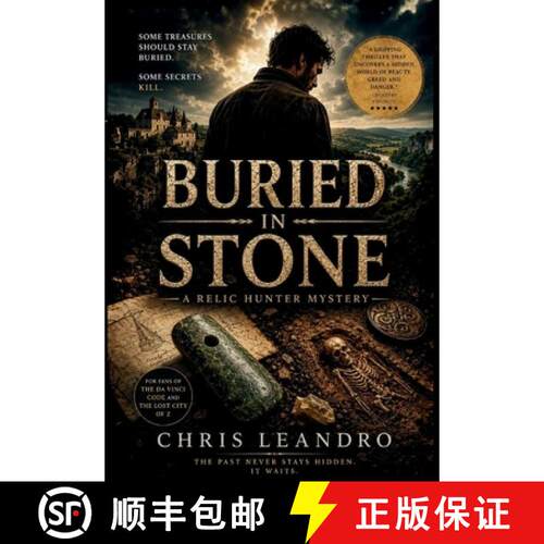【3-4周达】精装 Buried in Stone: A Relic Hunter Mystery [9781639504664]