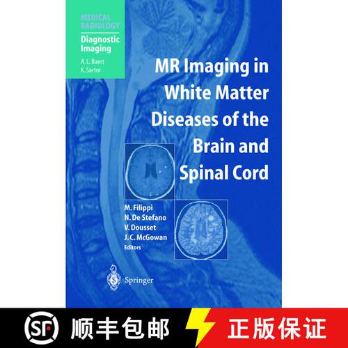 【3-4周达】精装 MR Imaging in White Matter Diseases of the Brain and Spinal Cord [9783540402305]