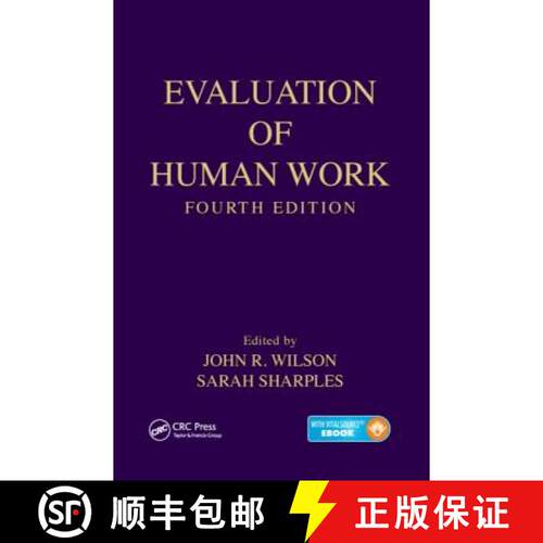 【3-4周达】精装 EVALUATION OF HUMAN WORK 4E [9781466559615]