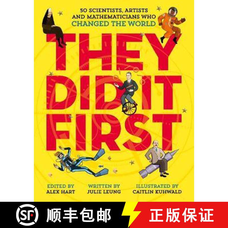 【3-4周达】They Did It First. 50 Scientists  Artists and Mathematicians Who Revolutionized the World [9781529033182]